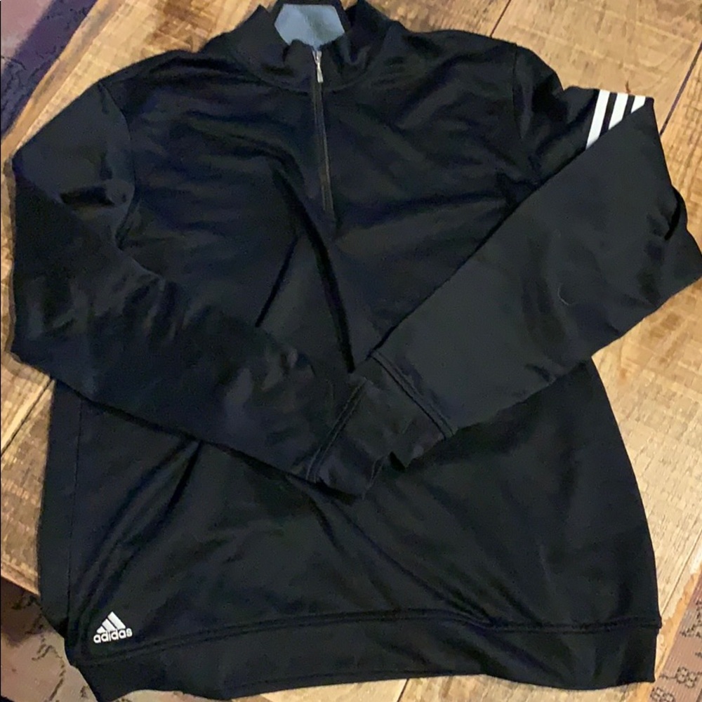 Climalite Adidas Golf half zip pullover, L